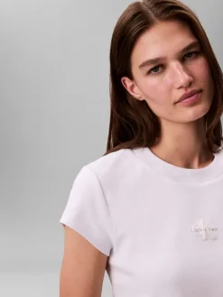Calvin Klein Jeans Monologo Baby Rib t-paita