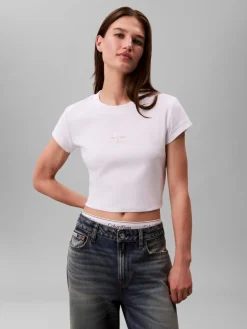 Calvin Klein Jeans Monologo Baby Rib t-paita