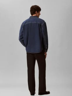 Calvin Klein Jeans puuvillainen farkkupaita overshirt