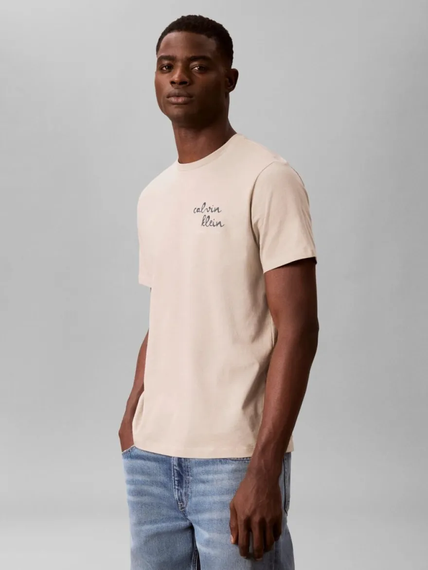 Calvin Klein Jeans puuvillainen t-paita, logoprintti