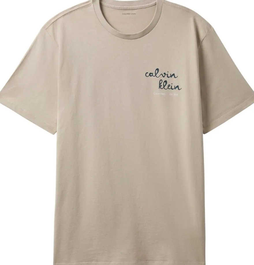 Calvin Klein Jeans puuvillainen t-paita, logoprintti