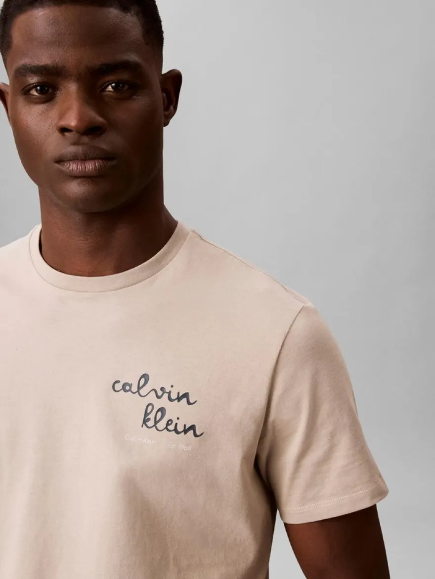 Calvin Klein Jeans puuvillainen t-paita, logoprintti
