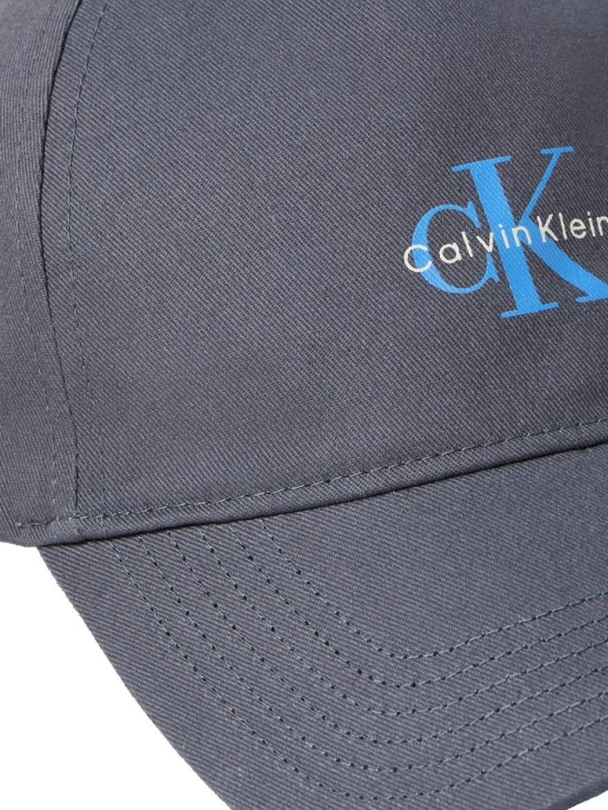 Calvin Klein Jeans puuvillalippis Monologo printed baseball