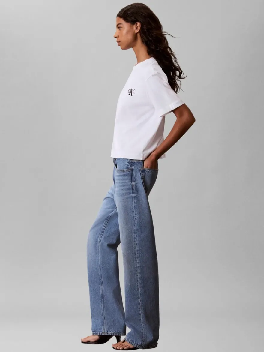 Calvin Klein Jeans t-paita Boxy Left Chest Monologo