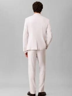 Calvin Klein Linen lyocell slim trouser housut