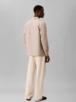 Calvin Klein pellavasekoitteinen paitatakki