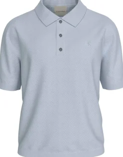 Calvin Klein puuvillaneulepusero Textured Polo