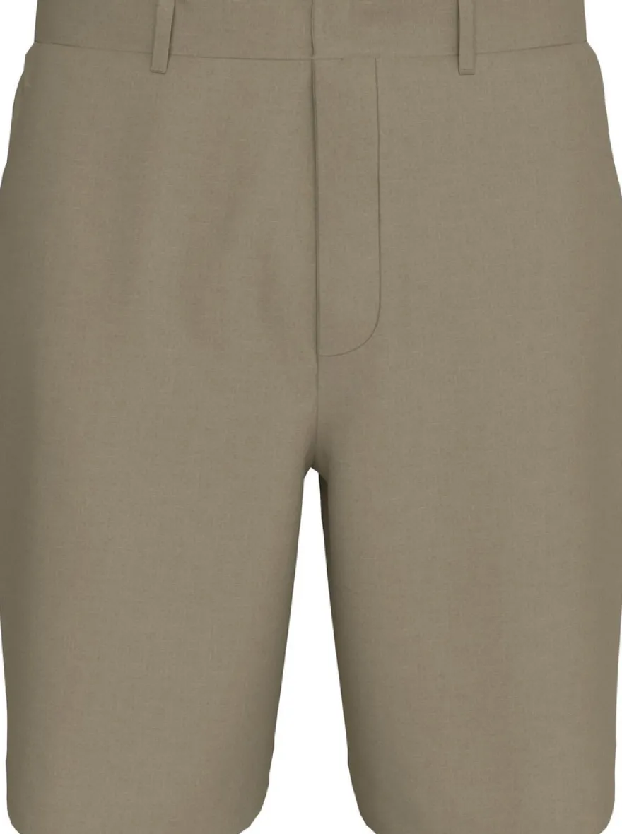 Calvin Klein puuvilla-pellavashortsit Straight