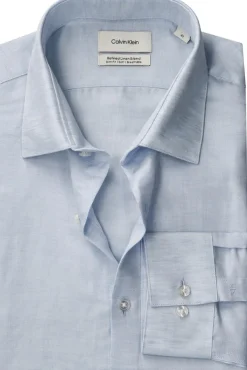 Calvin Klein Slim ref linen bld sld kauluspaita