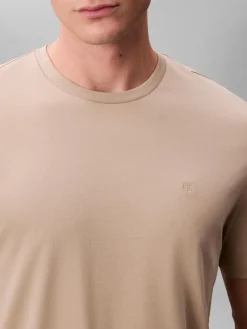 Calvin Klein Ss supima chest emb crewneck t-paita