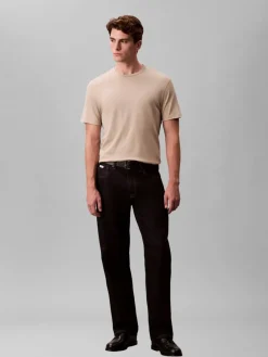 Calvin Klein Ss supima chest emb crewneck t-paita