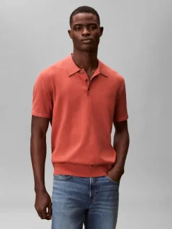 Calvin Klein Ss supima cotton polo neule