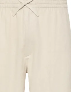 Calvin Klein Straight linen pull on pant pellavahousut