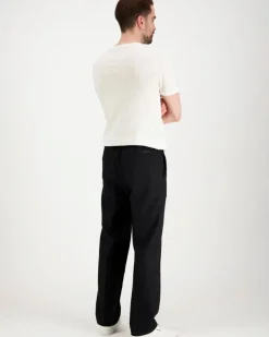 Calvin Klein Straight linen pull on pant pellavahousut