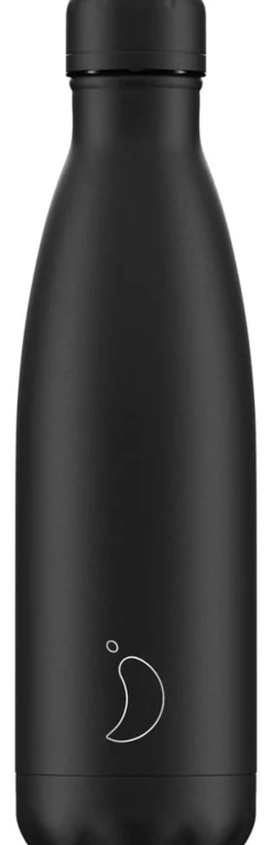 Chilly's juomapullo All black, 500 ml