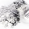 CHUNKY SILVER MIX cosmetic glitter