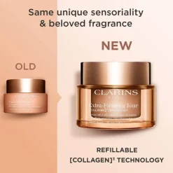CLARINS Extra-Firming Day cream all skin types refill päivävoide täyttöpakkaus 50 ml
