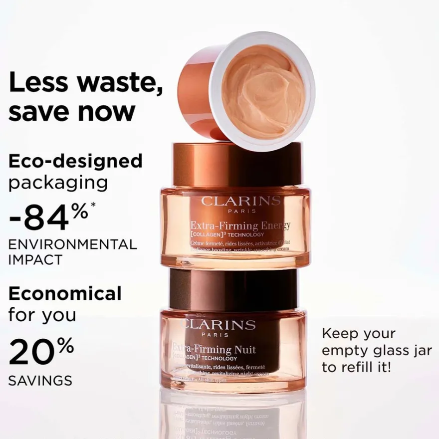 Clarins Extra-Firming Energy Day Cream all skin types refill päivävoiteen täyttöpakkaus 50 ml