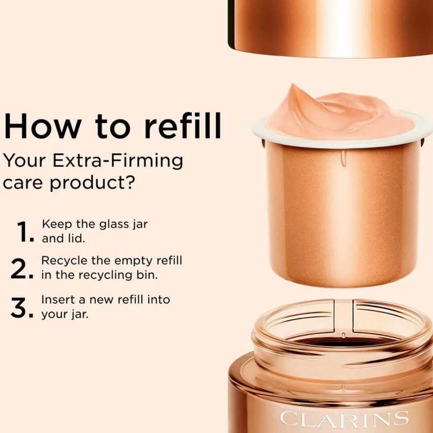 Clarins Extra-Firming Energy Day Cream all skin types refill päivävoiteen täyttöpakkaus 50 ml