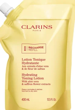 Clarins Hydrating Toning Lotion kosteuttava kasvovesi täyttöpakkaus 400 ml