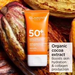 Clarins Sun Face Dry touch sun care cream spf 50+ aurinkovoide kasvoille 50 ml