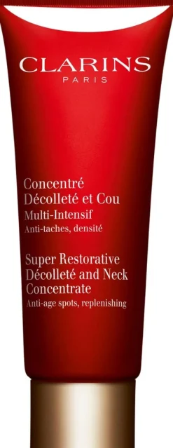 Clarins Super Restorative Décolleté and Neck Concentrate hoitovoide kaulalle ja dekolteelle 75 ml