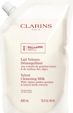Clarins Velvet Cleansing Milk puhdistusemulsio täyttöpakkaus 400 ml
