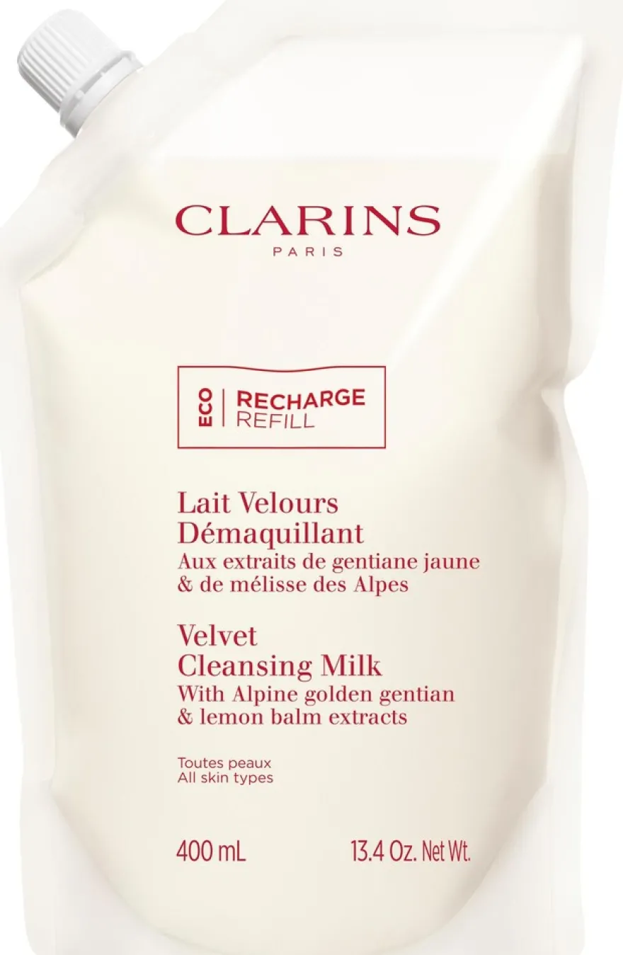Clarins Velvet Cleansing Milk puhdistusemulsio täyttöpakkaus 400 ml