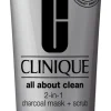 Clinique All About Clean 2-in-1 Charcoal Mask + Scrub kasvonaamio 100 ml