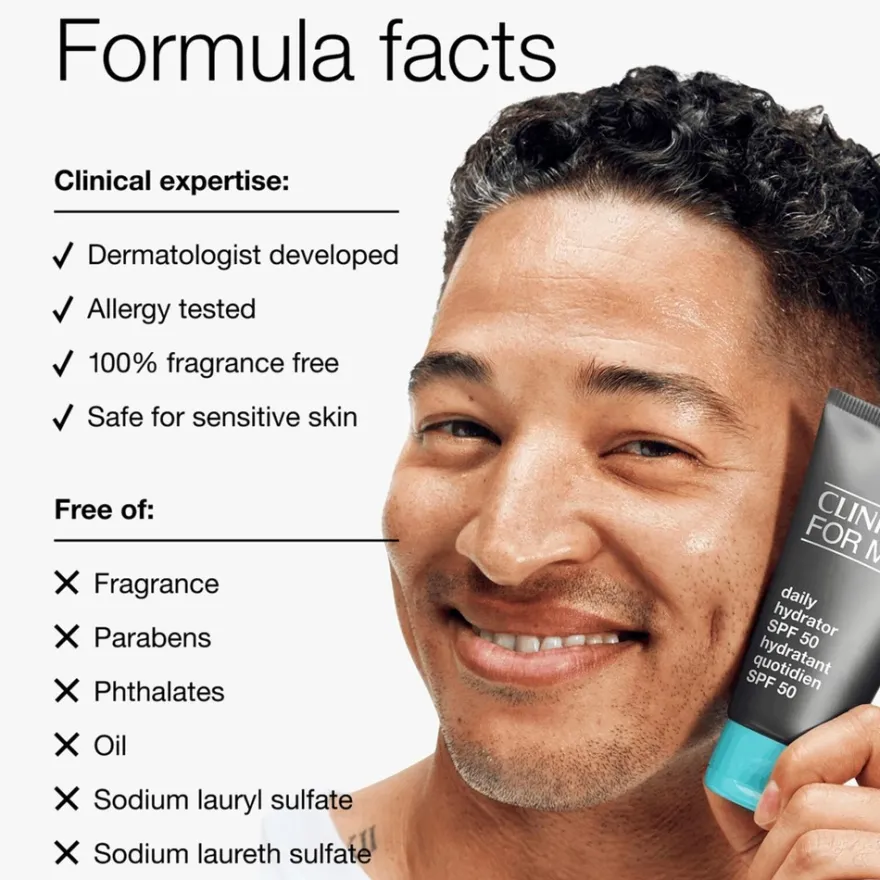 Clinique For Men Daily Hydrator SPF 50 -kosteusvoide 75 ml