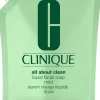 Clinique Liquid Facial Soap Mild kasvosaippua täyttöpakkaus 400 ml