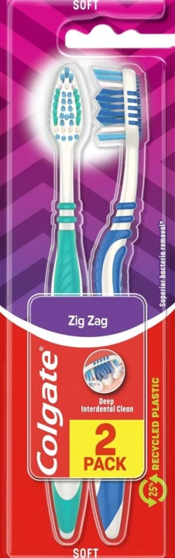Colgate ZigZag soft hammasharja 2kpl
