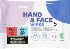 Coop Hand & Face kosteuspyyhe 15 kpl