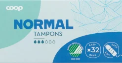 Coop tamponi normaali 32 kpl