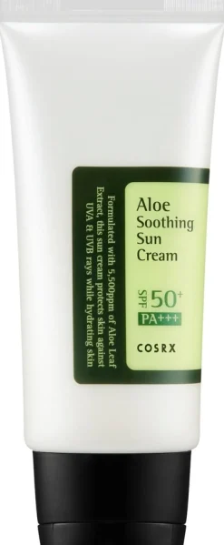 COSRX Aloe Soothing Sun Cream SPF50+ 50 ml- Aurinkovoide