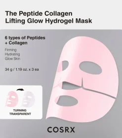 COSRX Peptide Collagen Lifting Glow Hydrogel Mask_3ea