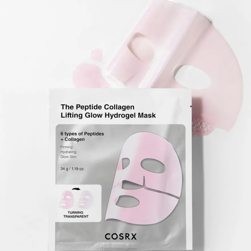 COSRX Peptide Collagen Lifting Glow Hydrogel Mask_3ea