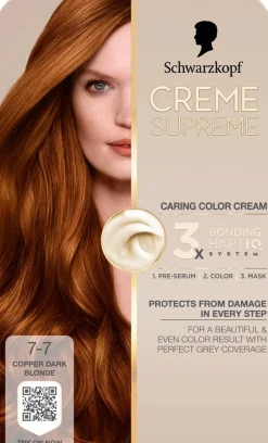 Creme Supreme 7-7 Kuparin Tummanvaalea