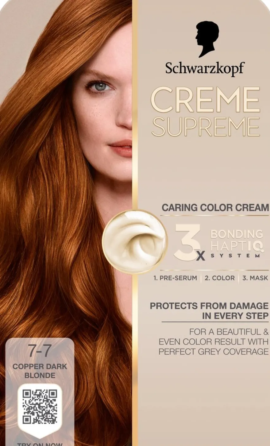 Creme Supreme 7-7 Kuparin Tummanvaalea