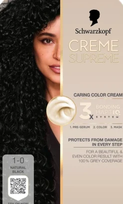 Creme Supreme 1-0 Luonnollinen Musta