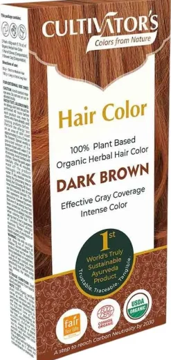 Cultivator's Hair Color Kasviväri Dark Brown 100g