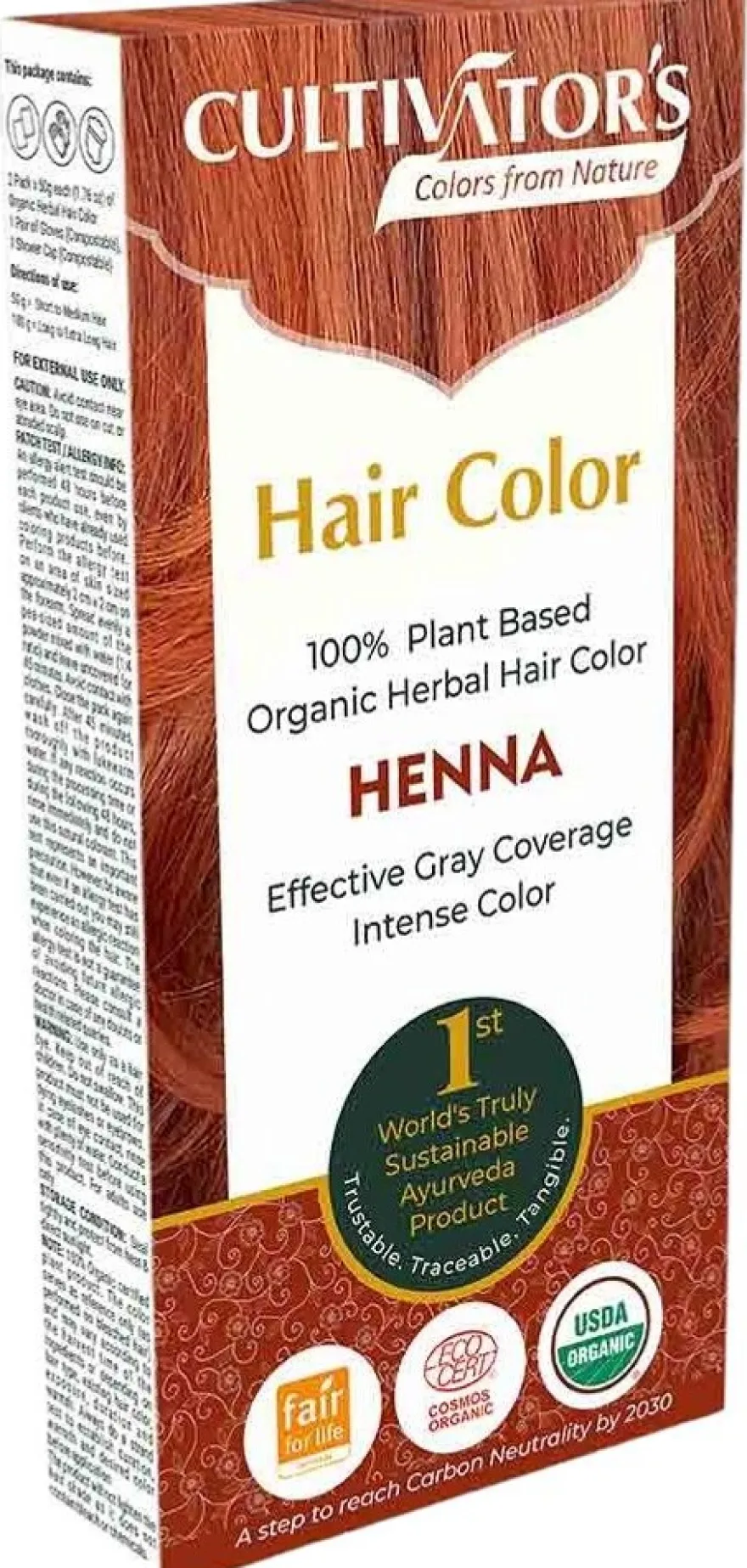 Cultivator's Hair Color Kasviväri Henna 100g