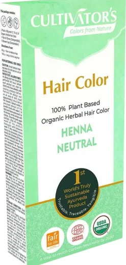 Cultivator's Hair Color Kasviväri Henna Neutral (Cassia) 100g