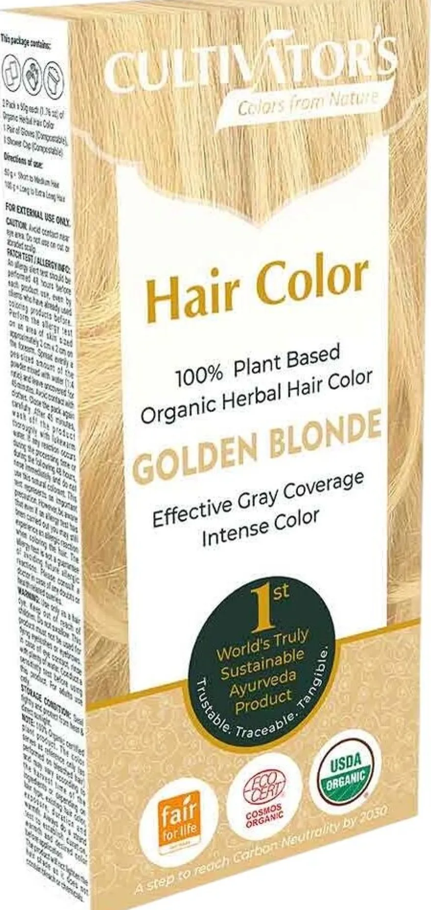Cultivator's Hair Color Kasviväri Golden Blonde 100g