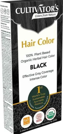 Cultivator's Hair Color Kasviväri Black 100g