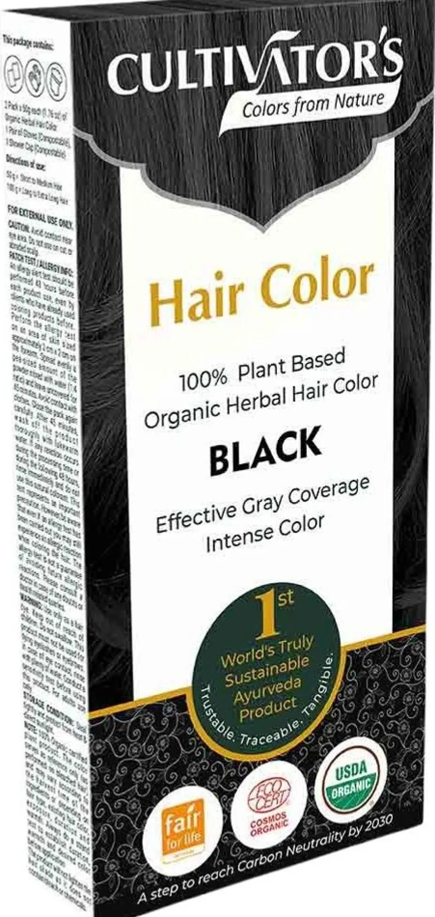 Cultivator's Hair Color Kasviväri Black 100g