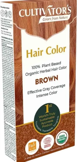 Cultivator's Hair Color Kasviväri Brown 100g