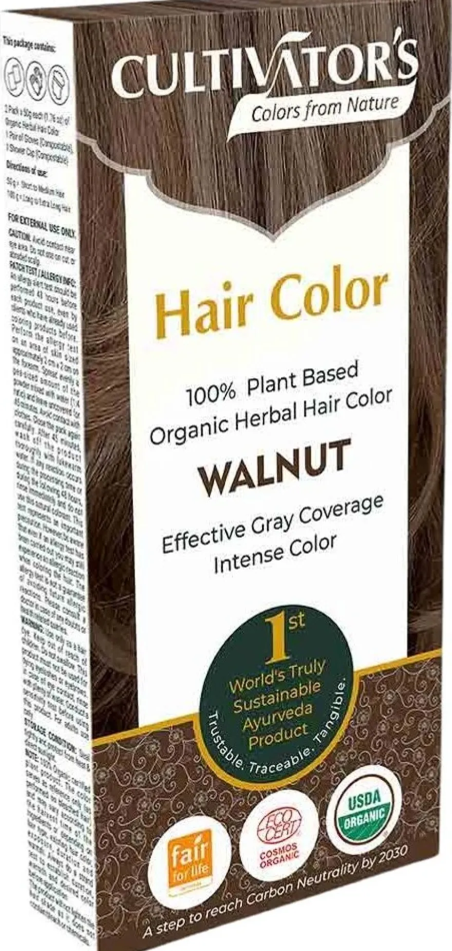 Cultivator's Hair Color Kasviväri Walnut 100g