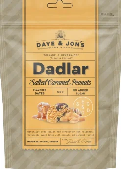 Dave&Jons Kivettömiä, Karamellin ja Maapähkinän makuisia Taateleita 125 g