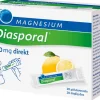 Diasporal sitruunanmakuinen magnesium-annosrae 300mg Direkt ravintolisä 27g/20kpl